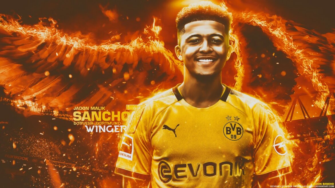 Biografia de Jadon Sancho — Conheça a história e trajetória de Jadon Sancho, o talentoso futebolista inglês que atualmente joga pelo Manchester United e já conquistou o mundo com suas habilidades no campo.