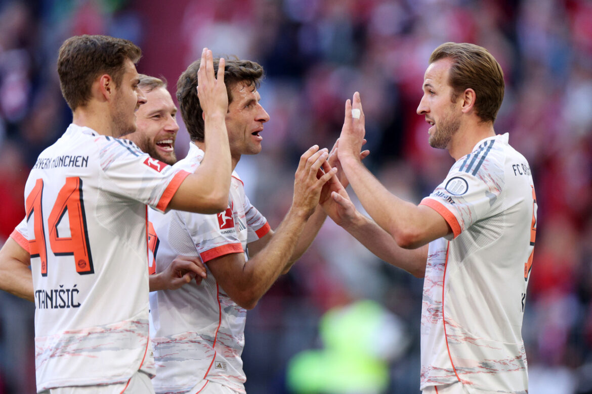 Bayern vence Borussia com festa e despedida emocionante — Bayern vence Borussia por 2 a 0 em jogo marcado por homenagens a Thomas Müller e destaque de Harry Kane na Bundesliga.