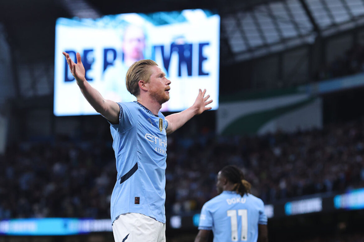 De bruyne brilha e garante vitória do city sobre o wolverhampton — De Bruyne marca gol decisivo na vitória do Manchester City contra o Wolverhampton na Premier League, no Etihad Stadium.