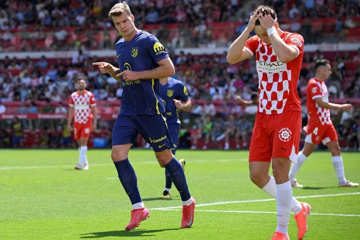 Hat-trick de Sorloth encerra La Liga com goleada do Atlético sobre o Girona — Atlético de Madrid goleia Girona por 4 a 0, com hat-trick de Sorloth, e garante terceiro lugar na La Liga com 76 pontos.