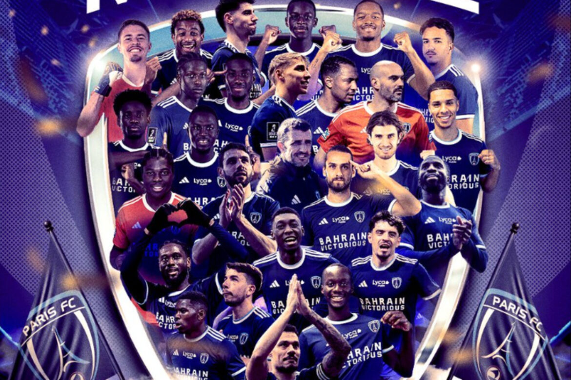 Paris FC retorna à Ligue 1 após 46 anos — Paris FC retorna à Ligue 1 após 46 anos. O time garantiu o acesso com empate e busca o título da segunda divisão.