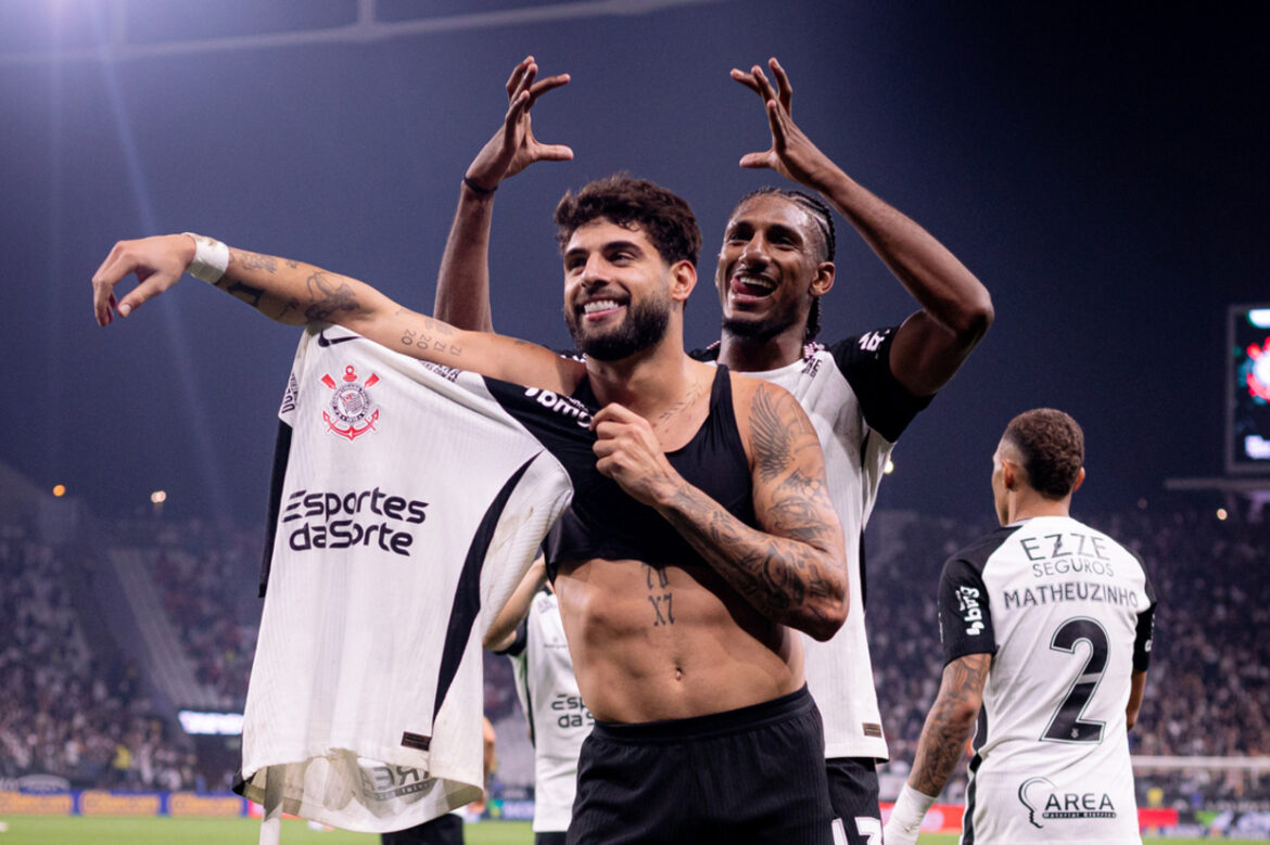 Yuri Alberto lidera artilharia do Corinthians no século XXI — Yuri Alberto brilha no Corinthians e lidera artilharia do século XXI, igualando recorde de gols na Neo Química Arena.