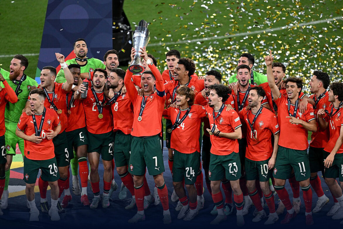 Portugal conquista a Liga das Nações com brilho de Nuno Mendes — Portugal vence a Liga das Nações, com destaque para Nuno Mendes; Cristiano Ronaldo faz história aos 40 anos.