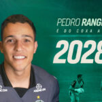 Pedro Rangel assina com o Coritiba até 2028 — Pedro Rangel deixa o Fluminense e assina com o Coritiba até 2028, após empréstimos bem-sucedidos. Investimento foi de R$ 1,5 milhão.